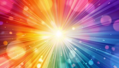 Abstract colorful background with blurred lines and glowing light effects 