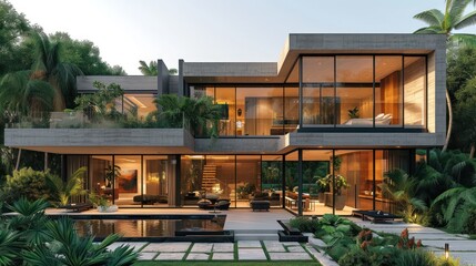 newly built luxury home