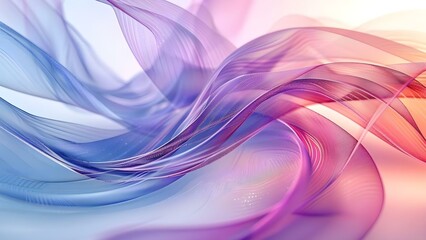 Naklejka premium Modern pastel holographic abstract background with metallic psychedelic texture. Concept Emerging Trends, Holographic Designs, Abstract Art, Metallic Textures, Modern Color Palette