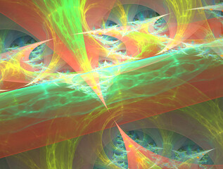 Imaginatory fractal abstract background Image