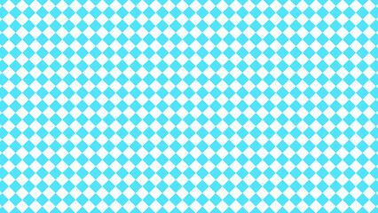 ひし形のチェック柄の背景素材(水色)