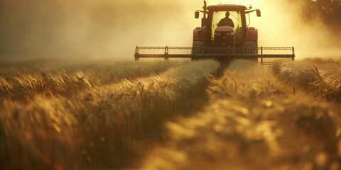 Fototapeta premium Photo of an agricultural field
