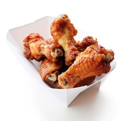 Take-Out Chicken Wings Tempt The Taste Buds, Illustrations Images