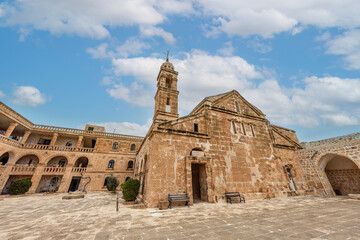 Assyrian church in Midyat. Mor Yakup Monastery, Church Salhe Baristepe Midyat Mardin.