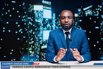 Media reporter announces scandalous divorce between famous celebrities, shocking fans around the...