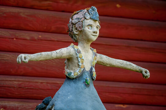 Parikkala, Finland. Sculptures by artist Veijo Ronkkonen. The park Patsaspuisto has more than 500 statues created by one person over 50 years. An unusual, interesting and creepy place.