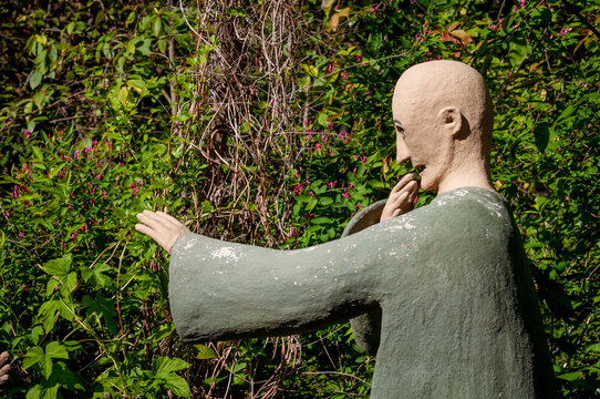 Parikkala, Finland. Sculptures by artist Veijo Ronkkonen. The park Patsaspuisto has more than 500 statues created by one person over 50 years. An unusual, interesting and creepy place.