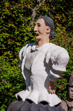 Parikkala, Finland. Sculptures by artist Veijo Ronkkonen. The park Patsaspuisto has more than 500 statues created by one person over 50 years. An unusual, interesting and creepy place.