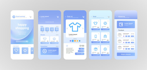 Gradient e-commerce app template