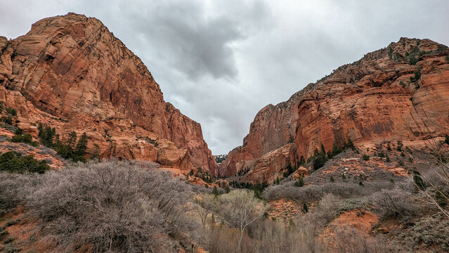 Spring Storm at Kolob Canyons at Zion National Park