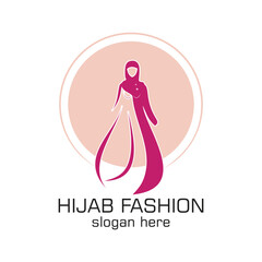 Fashion logo design simple concept Premium Vector