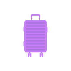 plastic luggage baggage travel icon