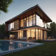 Modern House 3D Model