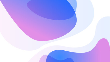 blue purple gradient fluid abstract shapes background for banner, website, wallpaper, presentation, etc