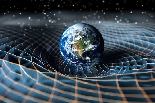 Gravitational theory, gravitational wave on planet Earth, physical and technological basis, design with gravity grid, sphere, distortion lines and curved space-time.
