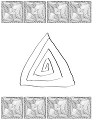 triangle star cube design page