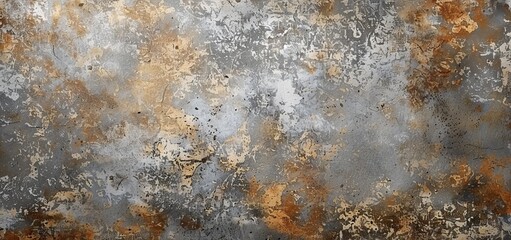 High-resolution image capturing the gritty detail of a rustic metal surface with a weathered patina. Illustrating natural aging. Corrosion