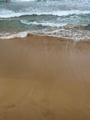 waves on the beach