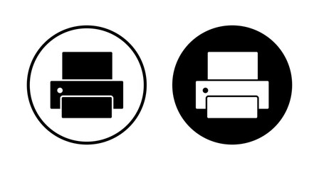 Obraz premium Printer icon vector isolated on white background. print icon. Fax vector icon.