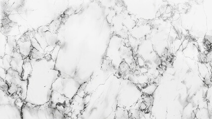 High-resolution image showcasing a luxurious white marble texture with subtle grey veins, perfect for backgrounds, wallpaper, or sophisticated design elements in interior decorating projects