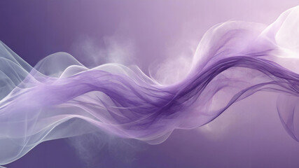 purple abstract swoop swirl with smoke and fog