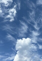 Pillowy clouds dance across the canvas of the sky, painting a mesmerizing scene of ever-changing beauty, inviting contemplation and wonder.