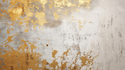 Abstract Gold and White Textured Background

