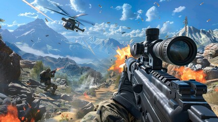 soldier shooting 3d game