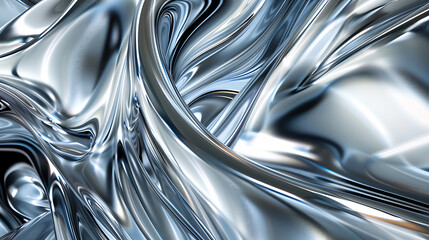 Vibrant Silver Abstract Background