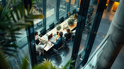 Obraz premium Teamwork and Collaboration in Business