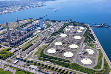 富津火力発電所・Aerial View