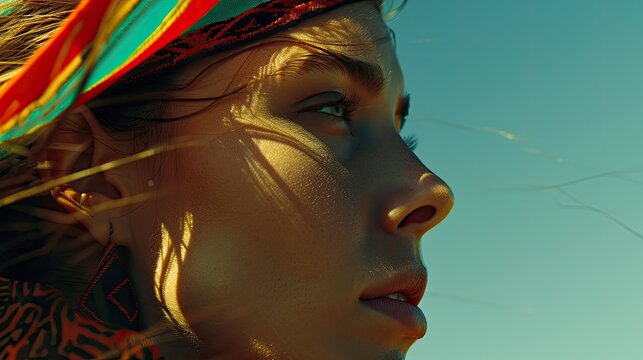 Bohemian rhapsody with a mix of tribal prints and bold colors
