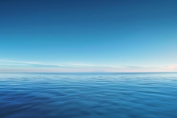 Fototapeta premium Smooth blue gradient, representing calmness and digital interface design