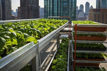 Urban Rooftop Garden