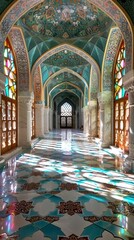 Obraz premium Mosque complex from Birds eyes