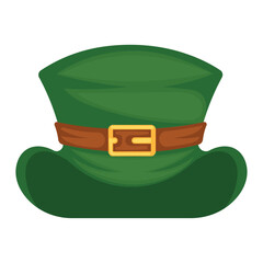 Traditional irish elf hat icon Vector illustration