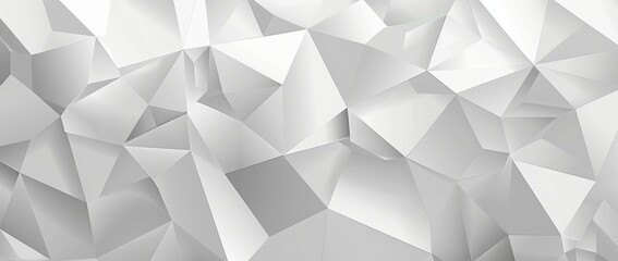 White and gray low poly background