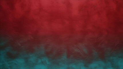 Abstract Red to Turquoise Textured Background