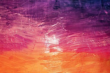 Colorful Abstract Brushstroke Painting: A Dynamic and Eye-Catching Addition to Your Space