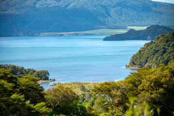 Lake Rotomahana in Waimangu Volcanic Valley - New Zealand