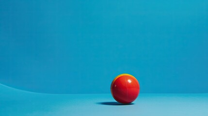 portrait toy ball in clean background