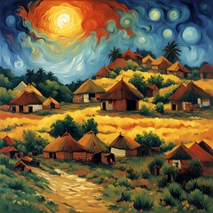 village in the mountains