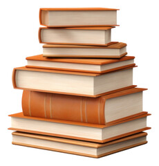 PNG  Stack of books publication wood white background.