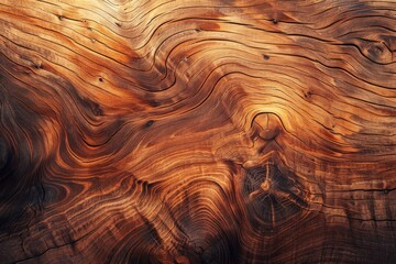 A piece of wood with a very interesting pattern of lines and swirls.