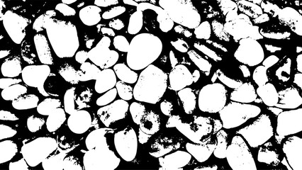Fototapeta premium 2-1. cobblestone, textured background image. - illustration.