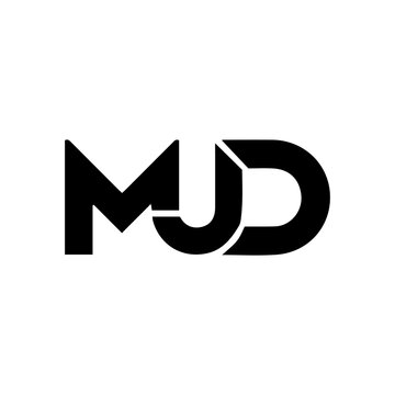MJD logo. MJD set , M J D design. White MJD letter. MJD, M J D letter logo design. Initial letter MJD letter logo set, linked circle uppercase monogram logo. M J D letter logo vector design.