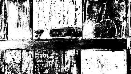 Obraz premium 2-60. Wood board Texture Effect - Illustration. Black and white vector textures in scratch background.
