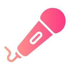 mic gradient icon