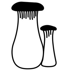 eryngi mushroom glyph icon