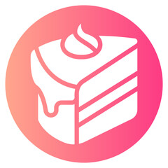 cake gradient icon